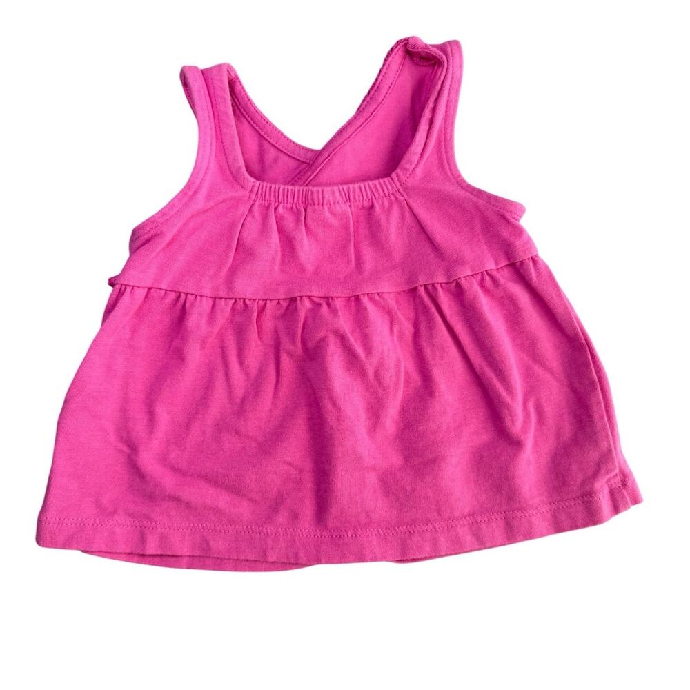 Carters Matching Outfit Baby Girl Summer Flowers Pink 6 Months - Picture 4 of 7